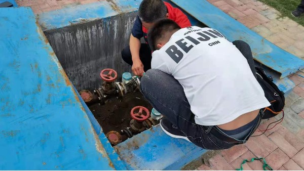 开云在线污水流量计使用现场